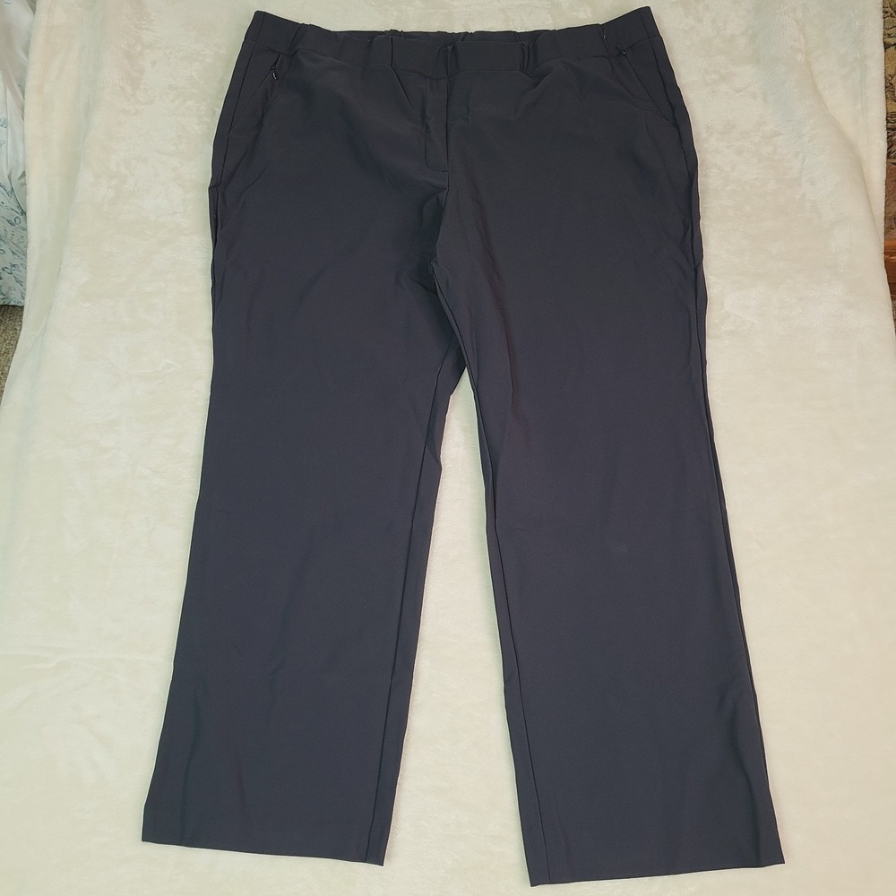 Lane Bryant Women's Flex Magic Waistband High-Rise Dress Pants Navy Size 26